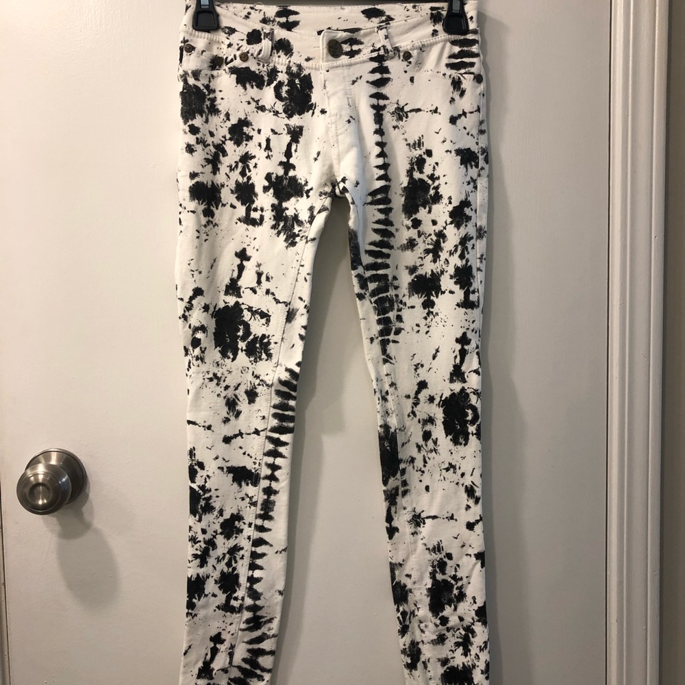 Black Tie Dye Jeggings super Stretchy